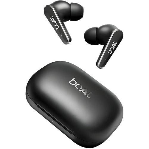 boAt Airdopes 280 ANC, Active Noise Cancellation(~32dB), 60Hrs Battery, 13mm Drivers, 4Mics ENx (Black)