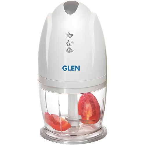 Glen Mini 200 Watts Capacity 400 ml (SA4041)White Electric Vegetable & Fruit Chopper