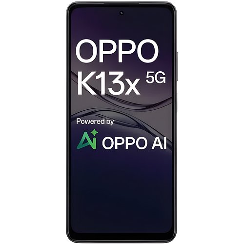 Oppo K13x 5G 6000mAh and 45W Supervocc Charger & AI (Midnight Violet, 128 GB) (6 GB RAM)