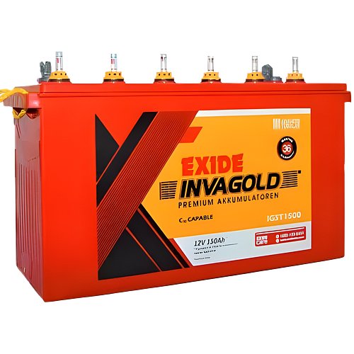 Exide Inva Gold Tubular Battery for Home and Office (IGST1500)