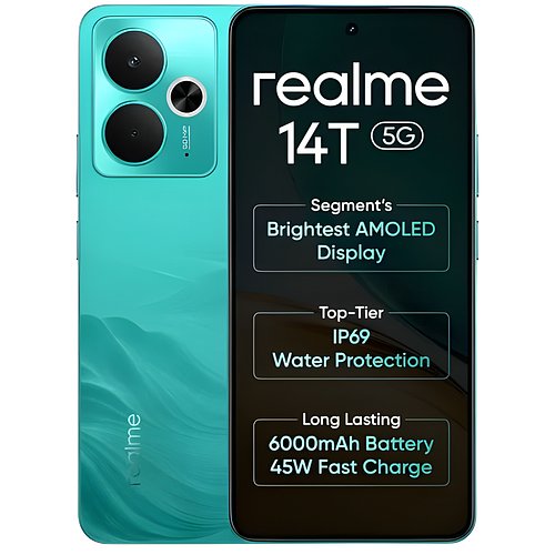 Realme 14T 5G (Surf Green, 128 GB) (8 GB RAM)