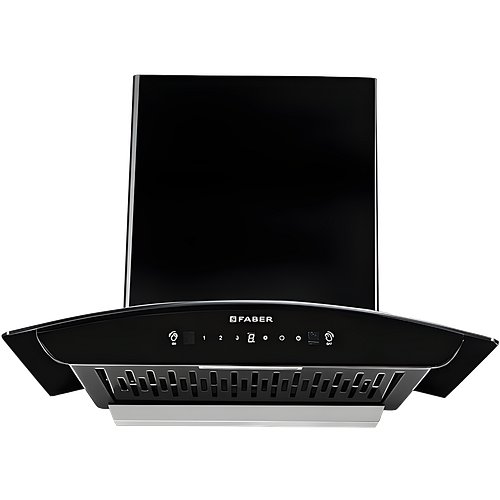 Faber Hood Miami IN HC SC FL BK 60 Auto Clean Wall Mounted Black 1200 CMH Chimney