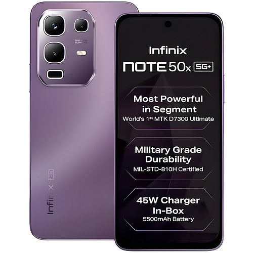 Infinix Note 50x 5G+ (Enchanted Purple, 128 GB) (6 GB RAM)