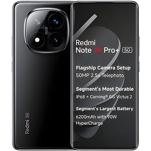 REDMI Note 14 Pro 5G (Titan Black, 128 GB) (8 GB RAM)