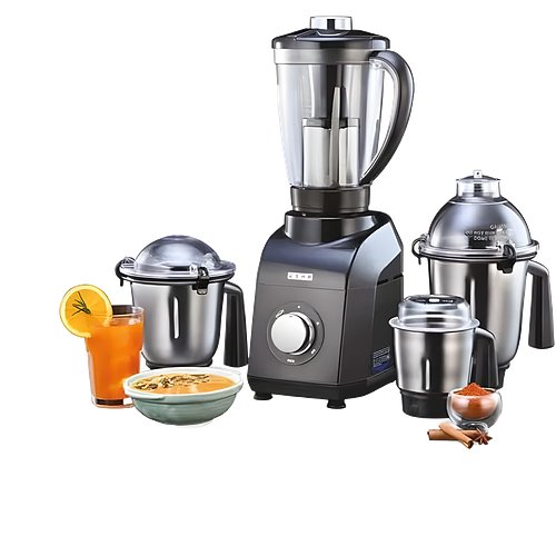 USHA TurboX 1200 W Mixer Grinder (TurboX | 4 Jars | Black)