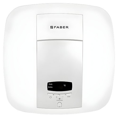 FABER FWG CYRUS 15 WHITE SILVER 15 L Storage Water Geyser (White)