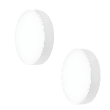 SURYA 8W LED Dazzle MAXX Round DOWNLIGHTER, Surface LED Downlight for Ceiling, LED Ceiling Light for Home & Hall, White, Medium, (Pack of 2)