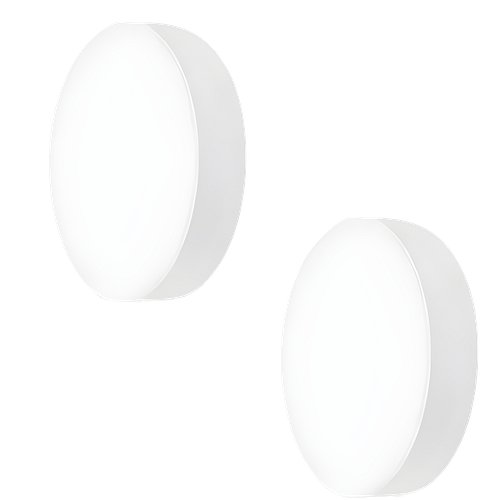 SURYA 8W LED Dazzle MAXX Round DOWNLIGHTER, Surface LED Downlight for Ceiling, LED Ceiling Light for Home & Hall, White, Medium, (Pack of 2)