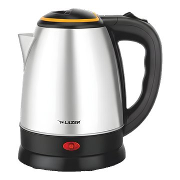Lazer Stew 1.5 litre 1200W Electric Kettle with Automatic Shut Off (Brushed steel)