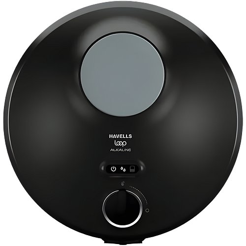 Havells Loop 6L RO + UV + Alkaline Water Purifier with Hygienic Flow Control (Silver Charged Membrane Technology, Black Color)
