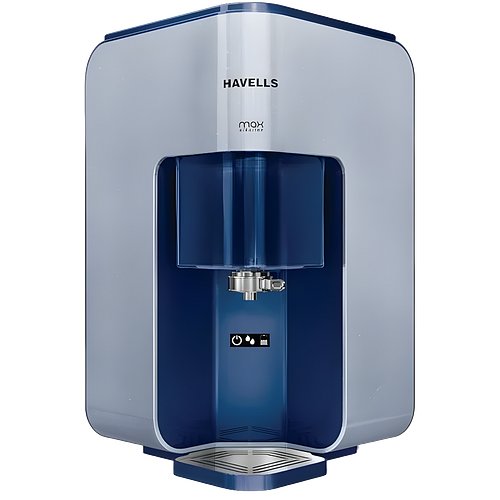 Havells Pro 7 L RO + UV Water Purifier 7 Stages, Patented Corner/wall mounting (White, Blue)