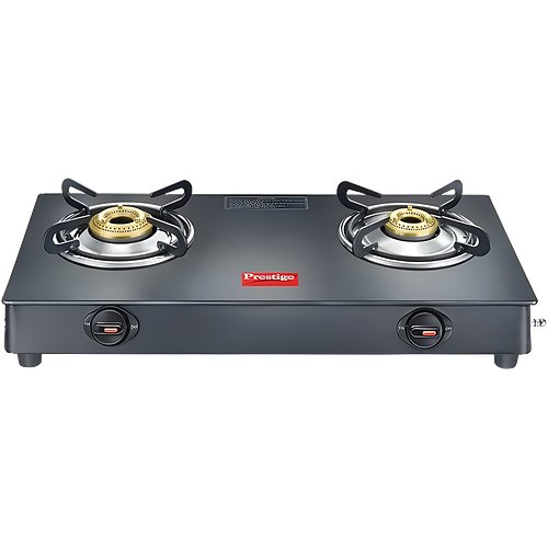 Prestige Magic Plus GTMP 02 Glass Manual Gas Stove (2 Burners)