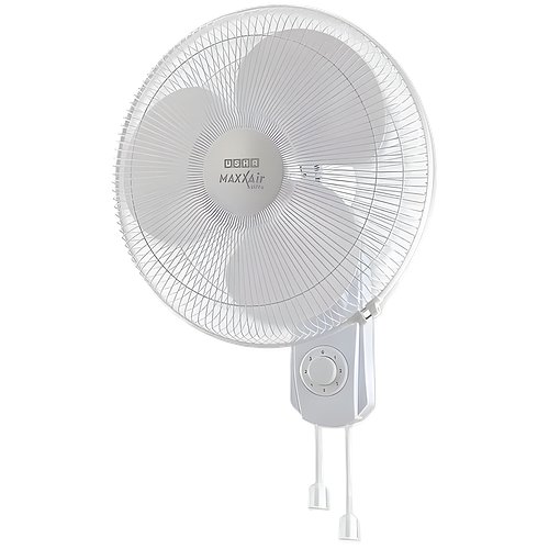 USHA Maxx Air Ultra Wall Fan | 400MM Sweep Size | 1350:RPM | Aerodynamic Blade Design for High Air Delivery | Anti - Rust Protection | 100% Copper Motor | 2 Year Warranty | White