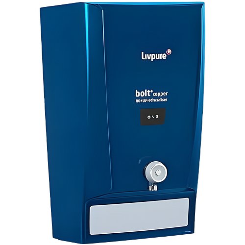 Livpure LIV-BOLT+COPPER(RO+UF+MIN) Water Purifier | 7 Litre
