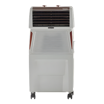 Symphony Touch 50 Litres Desert Air Cooler with Fully Closable Louvers (CFD Technology, White)