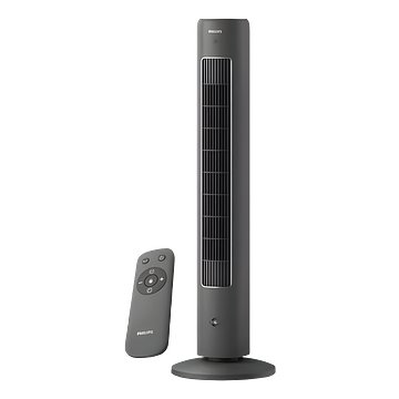 PHILIPS CX5535/11 with 2 Year Warranty Tower Fan (Dark Grey)