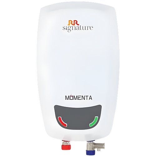 RR Signature Momenta 5L Instant Water Heater | Instant Geyser 5 ltr with Whirflow Technology | 100% Copper Heating Element | Rust & Shock Proof Body | 2 Year Warranty on Product & 5 Year on Tank
