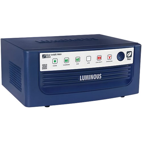 Luminous Eco Watt Neo 900 Square Wave 800/12V Inverter for Home, Office and Shops (Supports 1 Inverter Battery of 12V)