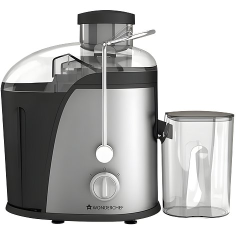 Wonderchef Monarch 400 W Juicer (Monarch Fruit Compact | 1 Jar | Black and Silver)