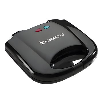 Wonderchef Prato Plus Griller Auto Temp Control, LED indicator | 800 W | Non-stick Coated Plates | Oil Free Toasting| Easy to Clean | 1 Year Warranty