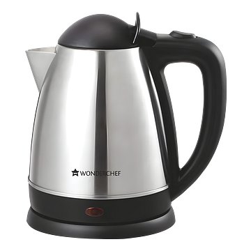WONDERCHEF Prato Electric Kettle (1.5 L, Silver, Black)