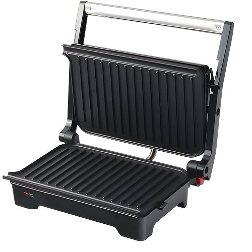 Wonderchef Ultima Standard Size 1100-Watt Grill Sandwich Maker & Tandoor, Black