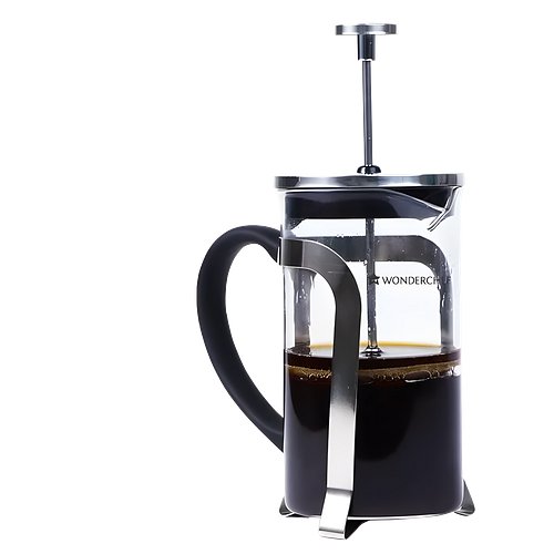 Wonderchef Regalia French Press Coffee Maker | Brews in just 3 minutes | 600ml | With heat-resistant German Borosilicate Glass Carafe | 1 Year Warranty