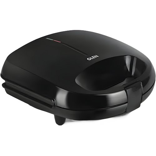 Glen Electric Waffle Maker with Non-Stick Coating Plates, 750W - Black (3024WMBL)