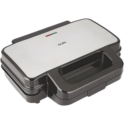 Glen Electric Jumbo Sandwich Maker Grill with Non-Stick Coating Plates, 1000W - (SA3025JGRILL)