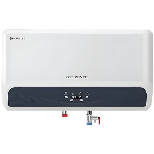 Havells Orizzonte 25 Litre Storage Water Heater(Geyser)| Anti Rust Tank| Remote Controlled| Digital display| With Shock Safe Plug | Warranty: 7 Year on Tank| Free Installation & Flexi Pipe (White)