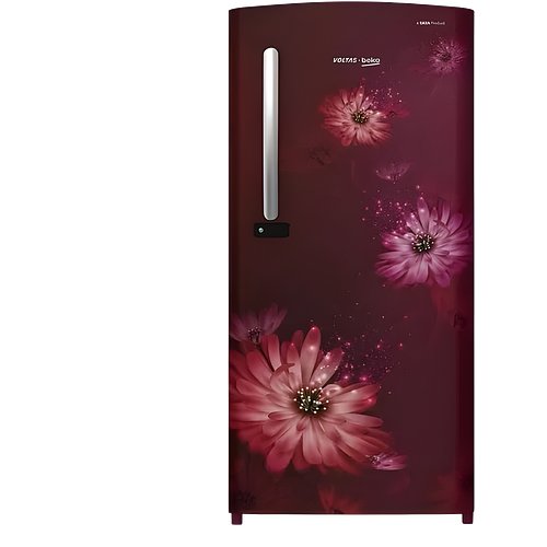 Voltas Beko RDC220C/S0DWE 185 L 3 star Direct Cool Refrigerator, Dahlia Wine