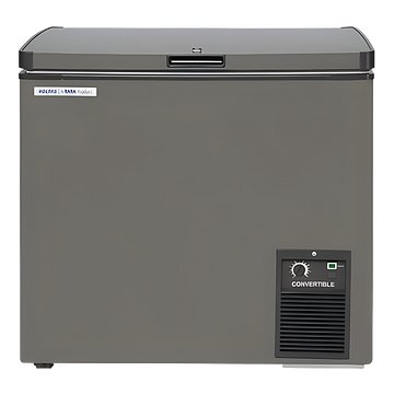 VOLTAS 205 L Single Door White and Grey Hard Top Deep Freezer, CVF205 SA2-P-PL