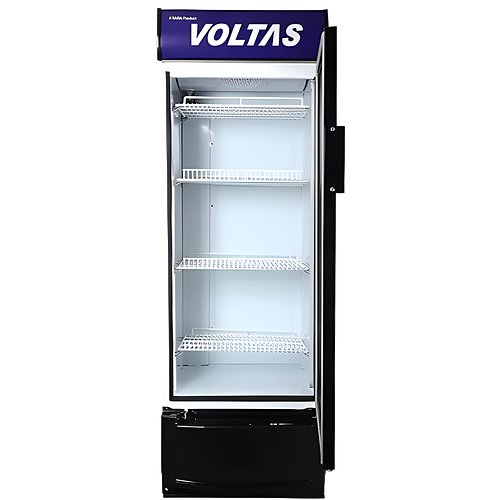 Voltas VC320/VCGT320SD Visi Cooler Plastic Single Door, Black (320L Gross, 301L Net)
