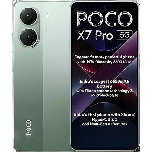 POCO X7 Pro 5G (Nebula Green, 256 GB) (8 GB RAM)