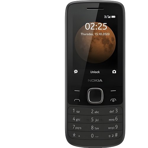Nokia 225 4G DS Keypad Mobile with Long Battery Life, Built-in Camera (Black)