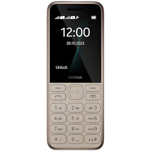 Nokia 130 Music | Built-in Powerful Loud Speaker with Music Player and Wireless FM Radio | Dedicated Music Buttons | Big 2.4 Display | 1 Month Standby Battery Life | Gold