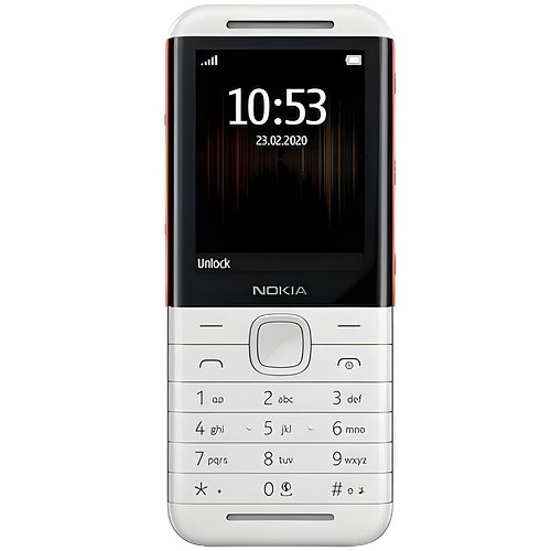 Nokia 5310 DS Keypad Mobile, FM Radio,Camera with Flash (8MB RAM) (White, Red)
