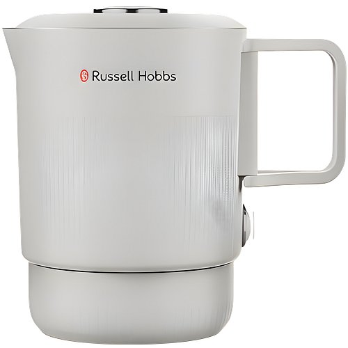 Russell Hobbs TravelMate 0.8L 600W Multi-Cook Kettle | Compact Portable Design with Foldable Handles, 2 Heat Levels | Cool-Touch Handle, Dry Boil Protection & Illuminating Power Indicator | RMC800