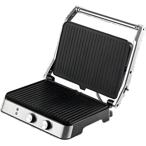 Russell Hobbs RST2006CG 2000W Grillmaster 180° 6-Slice Electric Grill Sandwich Maker|Full Flat Toaster Griller|Adjustable Temperature & Timer|Drip Tray,Ready-To-Cook Indicator|2-Year Warranty,Black