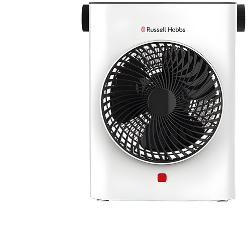 Russell Hobbs RFH2000NE 2000W Heat Flow Fan Room Heater | 3 Modes, Adjustable Thermostat, Safety Protection | Compact Portable Room Heater for Home & Office