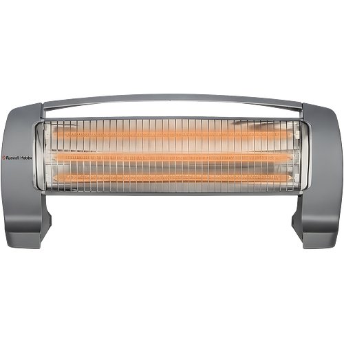 Russell Hobbs RCH1200H Carbon Room Heater | 1200 W | Oscillation | Tip-Over Safety | ISI Certified