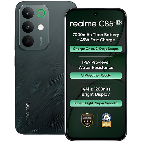 Realme C85 5G (Peacock Green, 128 GB) (4 GB RAM)