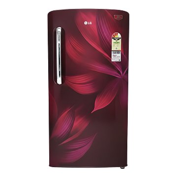 LG 210 L Direct Cool Single Door Refrigerator (Scarlet Aurora, GL-D2236YASA)