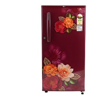 LG 185 L Direct Cool Single Door Refrigerator (Ruby Klase, GL-D1915WORK)