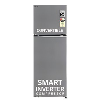 LG 343 L Frost Free Double Door 2 Star Refrigerator, GL-S382SPZY.APZZEBN ( Shiny Steel )