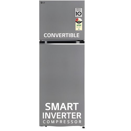 LG 343 L Frost Free Double Door 2 Star Refrigerator, GL-S382SPZY.APZZEBN ( Shiny Steel )