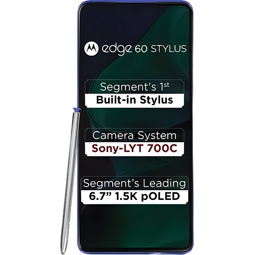 MOTOROLA Edge 60 Stylus (PANTONE Surf the Web, 256 GB) (8 GB RAM)