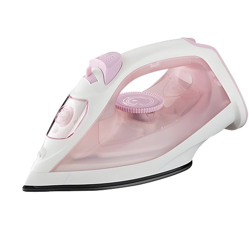 Russell Hobbs CoreSteam 1400W Steam Iron | 5-in-1 Dry, Steam, Spray, Burst & Self-Clean | Ceramic Non-Stick Soleplate | Continuous Steam Performance | 150ml Water Tank | Easy Wrinkle Removal (Pink)
