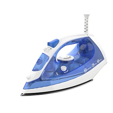 Russell Hobbs FocusSteam 2000W Steam Iron | Smooth Ceramic Soleplate | Continuous Steam & Burst Function | Anti-Drip & Anti-Calc Protection | 220ml Water Tank | Effortless Wrinkle Removal