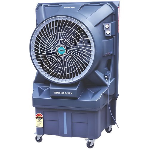 THAR 150 S DLX 2024 Air Cooler|150L Water Tank|38mm Heat Sink Motor|22 inch Air Circle|400w Power|Honeycomb Pad|Shockproof Rustproof PPS Body|170 Feet Airflow |Commercial Air Cooler